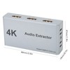 ASHATA HDMI Switch 4K HDMI Splitter, 2 in 1 Out
