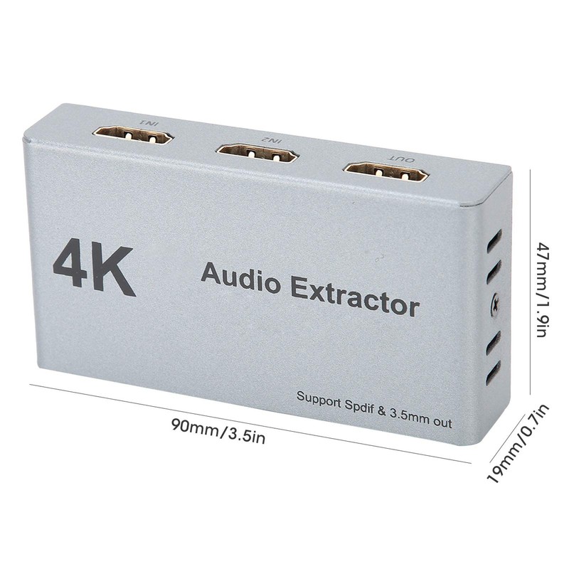 ASHATA HDMI Switch 4K HDMI Splitter, 2 in 1 Out