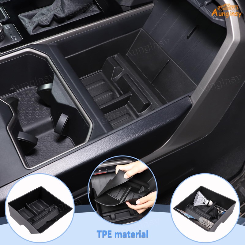 Aunginsy Car Lower Center Console Storage Box Compatible with Toyota