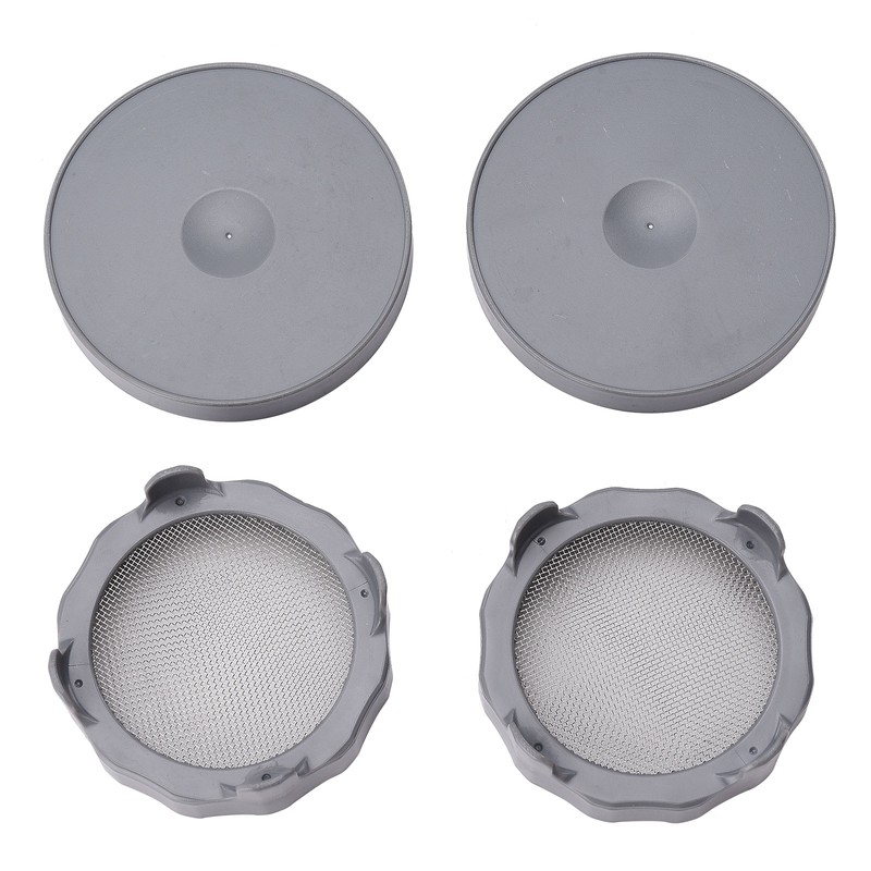ABS Sprout Lid with Stainless Steel Screen for Wide Mouth