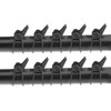 SING F LTD 10x Hook Keeper Fishing Black Plastic Rod