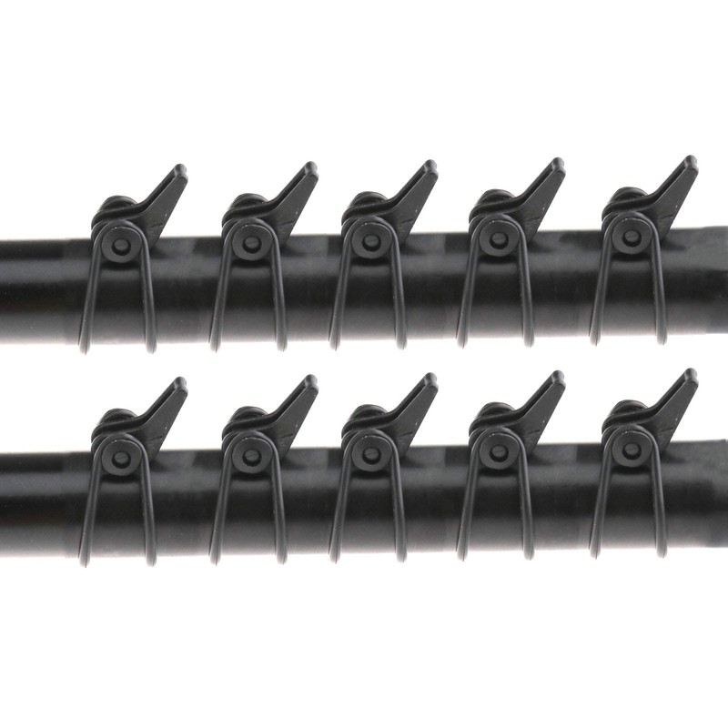 SING F LTD 10x Hook Keeper Fishing Black Plastic Rod