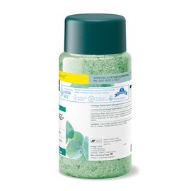 Kneipp Bath Crystals Cold Time – Bath Salt Storage Pack – with Natural Salt from Luisenhall & Natural Eucalyptus & Mint Essential Oils – Aromatic Effect – 600 g
