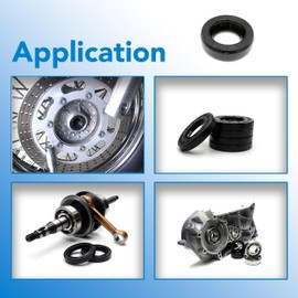 Parts and Parts Radial Shaft Seal 8 x 14 x 4 mm, AS/TC/BASL/WAS, DIN 3760 Seal Ring, NBR 70, Heat & Chemical Resistant, Ideal for Engines, Pumps, Gearboxes & Industrial Applications