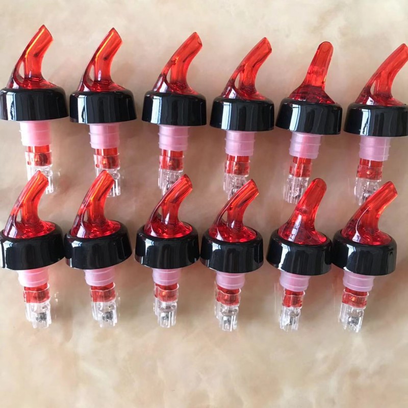 6pcs Bottle Pourers Spout Food Grade Plastic Liquid Dispenser Bottle