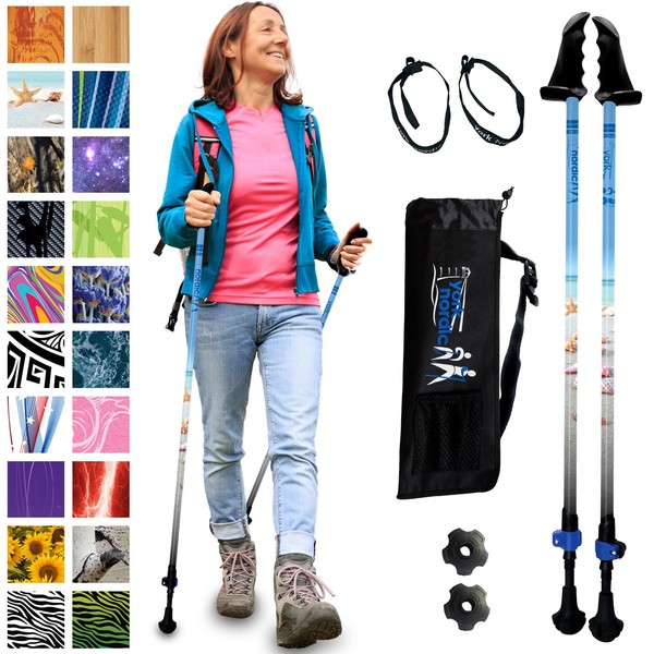 York Nordic Motivator Walking Poles for Balance and Rehab -
