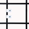 White Gridwall Mount Brackets, Economical Grid Panel Flush Mounting Clips