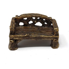 Fiddlehead fairy garden Accessories - Rustic Bench