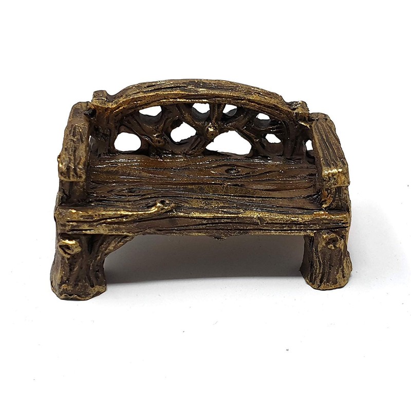 Fiddlehead fairy garden Accessories - Rustic Bench