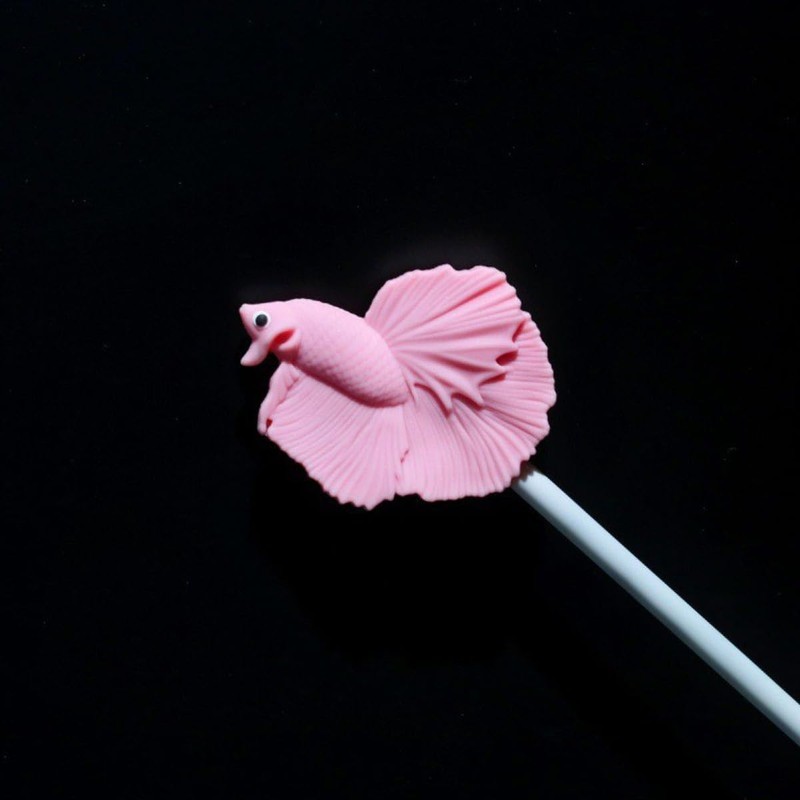 AIMALL Betta Fish Training Wand - Resin Betta Tail Training