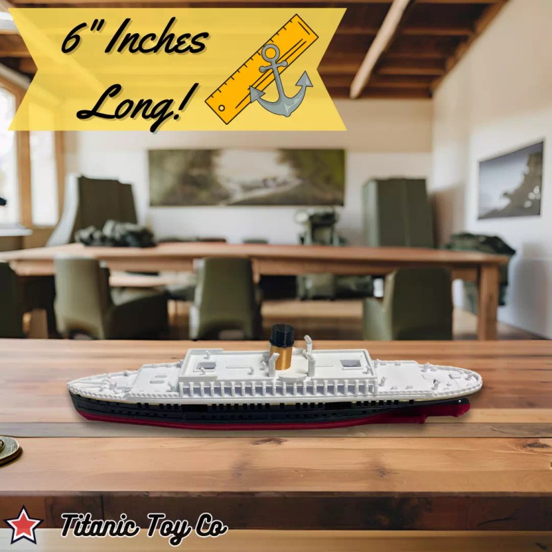 RMS Nomadic Model Ship 6" Long Assembled Titanic Toys For