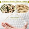 Zhehao 300 Pcs 8 Inch Large Cotton Swabs with Bamboo