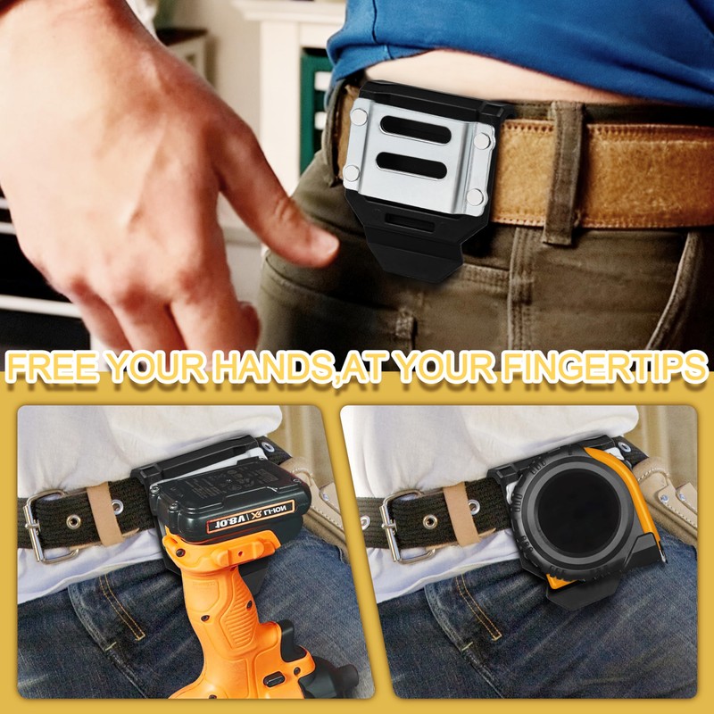 Drill Holder for Tool Belt,Drill Holster,Drill Tool Belt Clip,Tape Measure