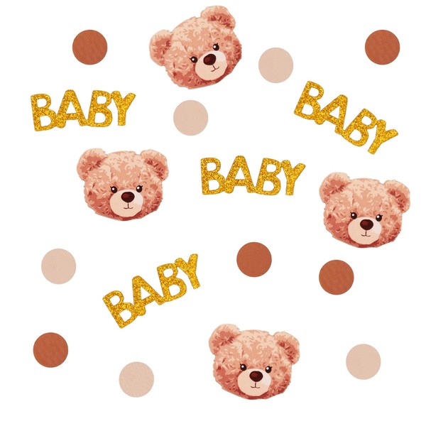 Tabanzhe Baby Shower Confetti 100PCS Table Scatter Sprinkle Confetti Table