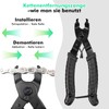 ETROBOT Chain Riveter Bicycle, Chain Lock Pliers, Chain Tester, Bicycle