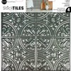 RoomMates TIL4624FLT StickTiles Silver Tin Peel and Stick Tile