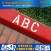 Pavement Stencils - 8 inch Alphabet KIT Stencil Set -
