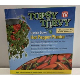Topsy Turvy Original Topsy Turvy Upside Down Hot Pepper Planters As Seen On TV, New