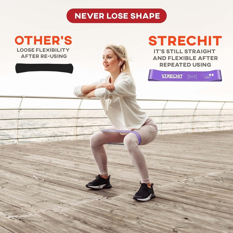 Resistance Bands for Men & Women with Different Resistance Levels