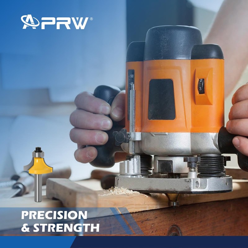 APRW Router Bits Set,24pcs Carbide Router Bit Set 1/4 Shank,Router
