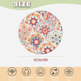 3 PCS Reusable Beeswax Bowl Lids - Beeswax Food Packaging - Eco friendly Beeswax Bowl Covers - Elastic Fabric Bowl Lids - Sustainable Food Storage Cotton Bread Lids for Leftover, Fruit, Salads