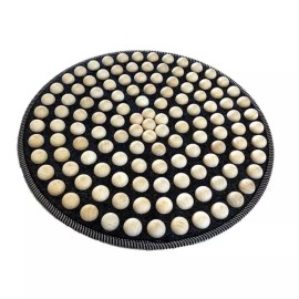 Brandless 머스코 원목 발바닥 마사지 매트 집에서 쓰는 지압판 [50cm 원목 원형 대형 미포함] MUSCO Wooden Foot Massage Mat Acupressure Pad for Home Use [50cm Wooden Round Large Excluded]