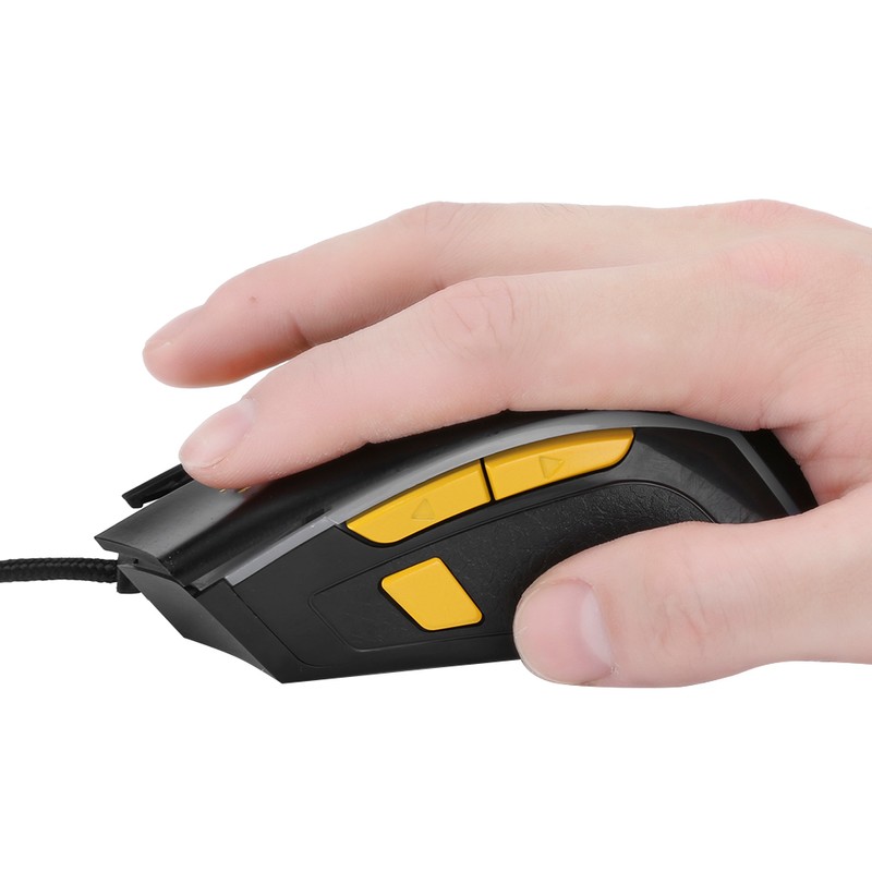 Gaming Mouse M762 RGB USB Wired 6 Adjustable DPI Ergonomic