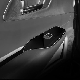 MEKOMEKO PRIUS-BLB Toyota New Prius 60 Series Dedicated Power Window Switch Cover Door Window Button Door Switch Panel Interior Panel Interior Parts Accessories ABS Resin 4PCS PRIUS ZVW60 ZVW65 MXWH60