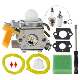 Ferilter CS26 Carburetor for Ryobi CS26 CS30 SS26 SS30 Homelite 26cc 30cc 25cc Engine RY30220 RY30160 RY30522 Weed Eater 308054043 308054077 308054013 Carburetor for Homelite Trimmer Blower Parts