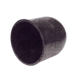 APUK 2x 50mm Black Plastic Tow Bar Ball Cover Cap Towing Hitch Garden Tractor Ride on