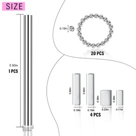 XEAOHESY 25pcs Cateye Magnet for Nails Silver Cylindrical Strong Nail Magnet Silver Beads Nail Magnet 4 Mini Rectangular Cat Eye Magnet for Cat Eye Gel Nail Polish