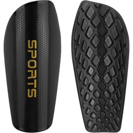 YSTrillion Shin Pads for Football, Pack of 2 Shin Pads, Children & Men, Football, Lightweight Football Shin Pads for Calf Injuries