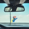 ZOSTLAND Cute Swing Ornament Car Auto Rear View Mirror Hanging