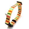 ONS ストライプカラー #10 マルチイエロー (猫・超小型犬用首輪)