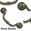 Uenhoy 4 Pcs 5 Inch Bail Handle Drop Pulls Vintage