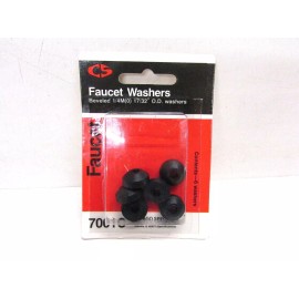 CHICAGO SPECIALTY BEVELED FAUCET WASHERS, BEVELED 1/4M(0), 17/32" O.D., 7001C