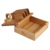Bamboo Multiple Layer Digital Electronic Bracket Mobile Phone Charging Storage
