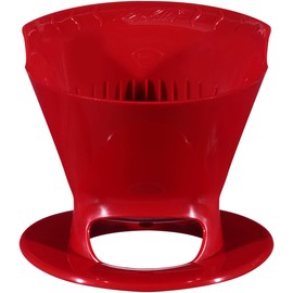 Melitta Single Cup Pour-Over Cone Coffee Brewer, Red (Pack of 8)
