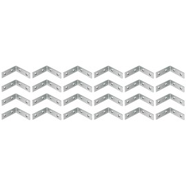 50x50x16mm 90 Degree Right Angle Metal L Shaped Bracket Corner Brace Fixing Shelf Support Repair x24
