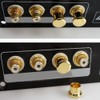 Shusmda 8Pcs Gold Plated Protection Cap Plug Short-Circuit Socket Phono