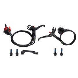 MEIJUN Bicycle Disk Brake Set Non Slip Front Rear Line Pulling Hydraulic Brake Calipers AccessoryBlack