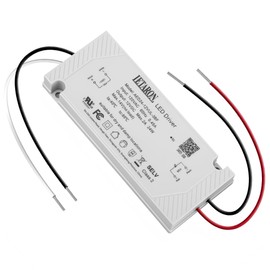 LEDXLIRBH 24W 12V LED Driver, AC 120V to DC 12V Transformer, 2A Power Supply, Used for LED Strip Lights, Ultra-Thin Constant Voltage, Cabinet Lights and Constant Voltage LED Projects, UL Certified