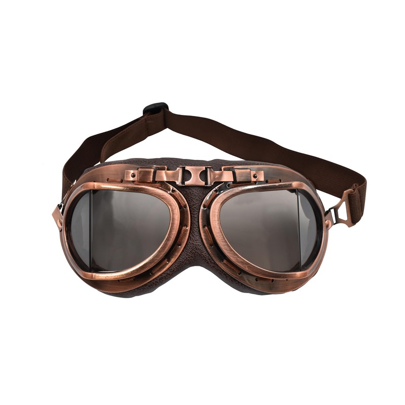 Nicky Bigs Novelties Adult Deluxe Brown Vinyl Vintage Pilot Aviator