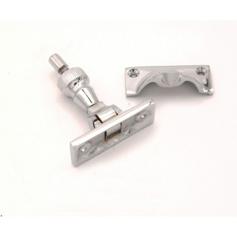 Solid Brass Brighton Victorian Brass/Chrome SASH Screw Down Wedge Window