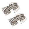 JUNKER Screw-On Hinges 90° with Soft Close and Mounting Stop