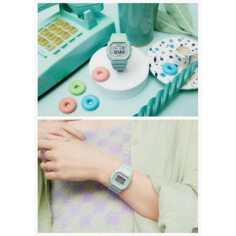 Casio BGD-565 EL Backlight Watch Baby Zee, Limited Model: Sage,