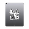 (3PCS) Drinks Well with Others Sticker for Phone Tablet Laptop