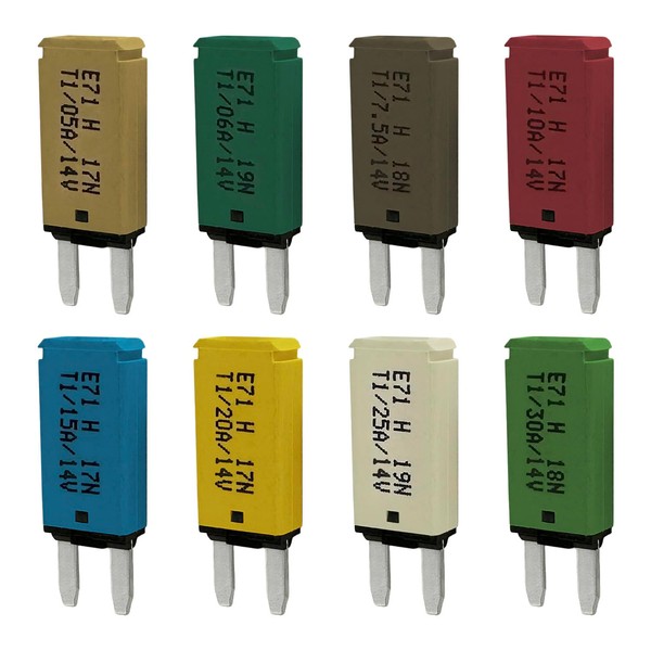 Mini ATM Auto Reset Multipack 5A, 6A, 7.5A, 10A, 15A,