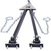 Tow Bar,Adjustable Towing Bar Bumper Mount 5000lb w/ 2X Chains,Universal