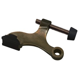 Nuk3y Hinge Pin Heavy Duty Adjustable Door Stop (6 Pack, Antique Brass)